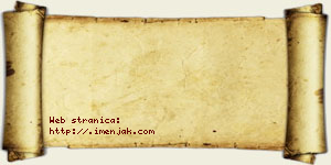 Joakim Bačanin vizit kartica